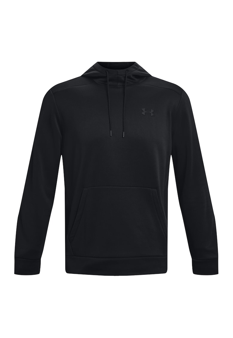 Hanorac din fleece cu logo pentru fitness