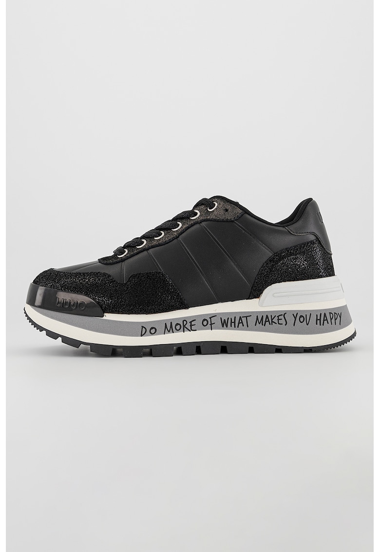 Pantofi sport flatform cu logo