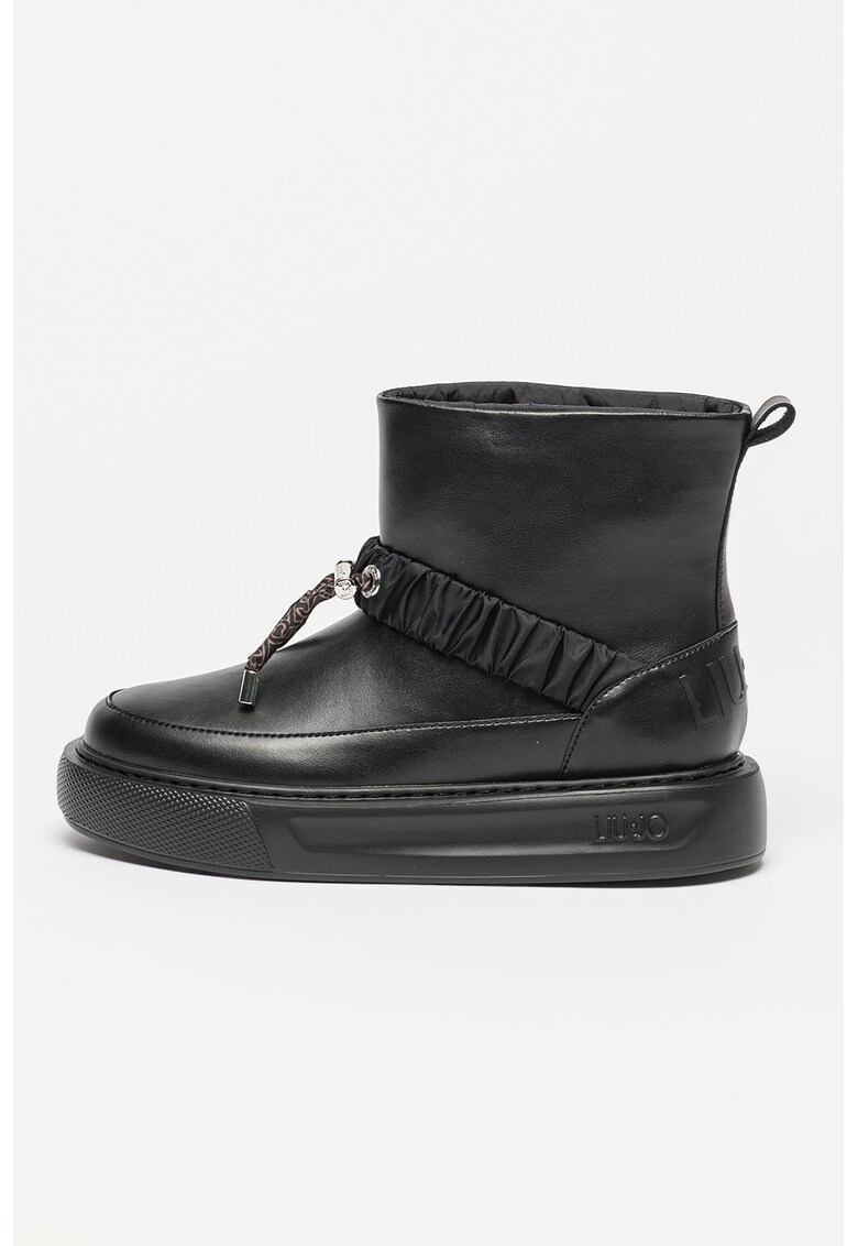 Ghete slip-on de piele ecologica Kylie
