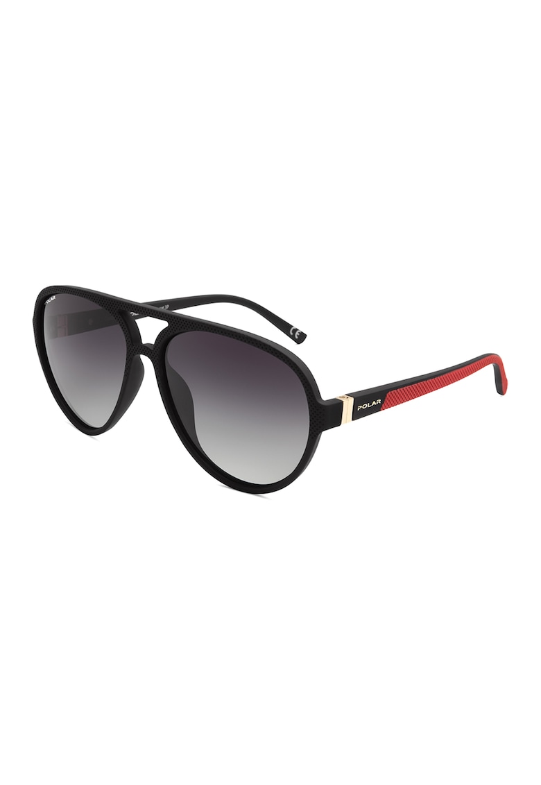 Ochelari de soare aviator cu lentile polarizate - Negru