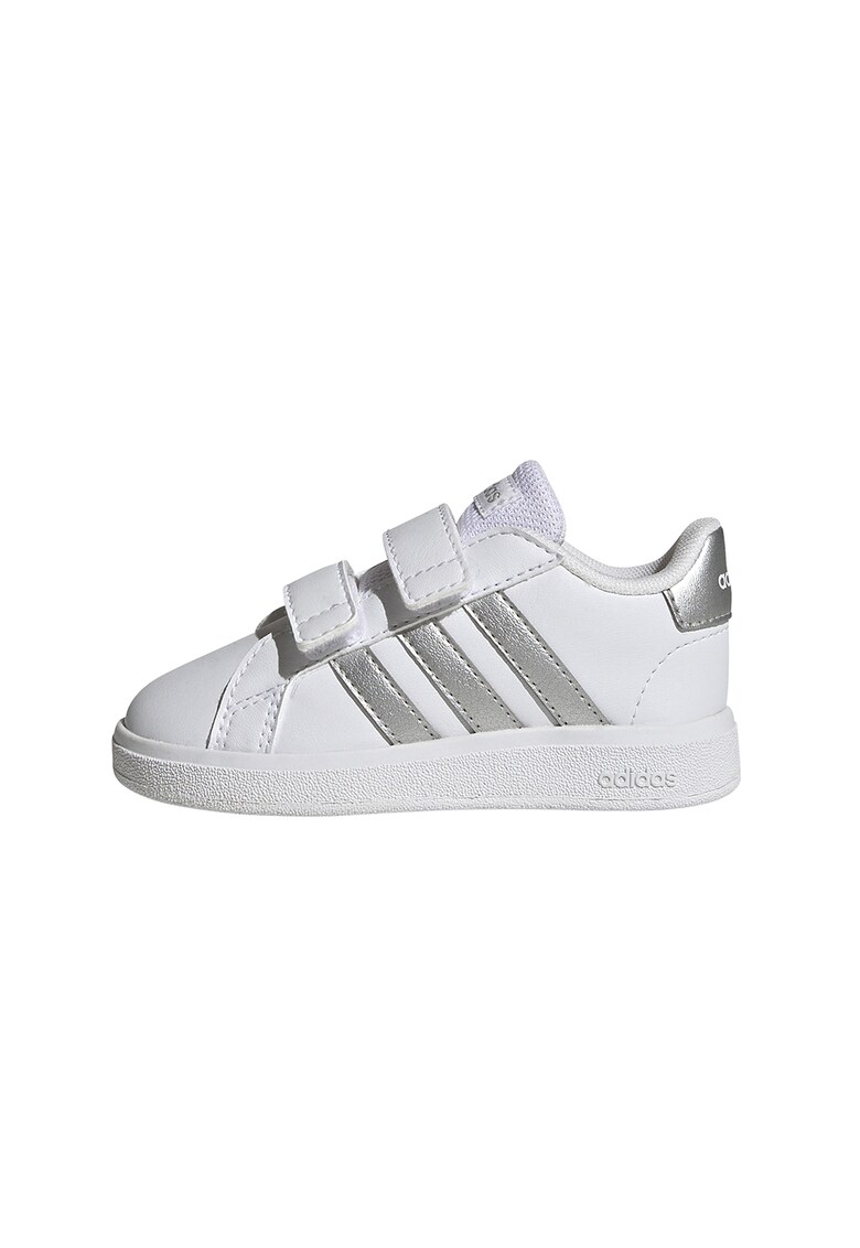 Pantofi sport de piele ecologica cu detalii stralucitoare Grand Court 2.0
