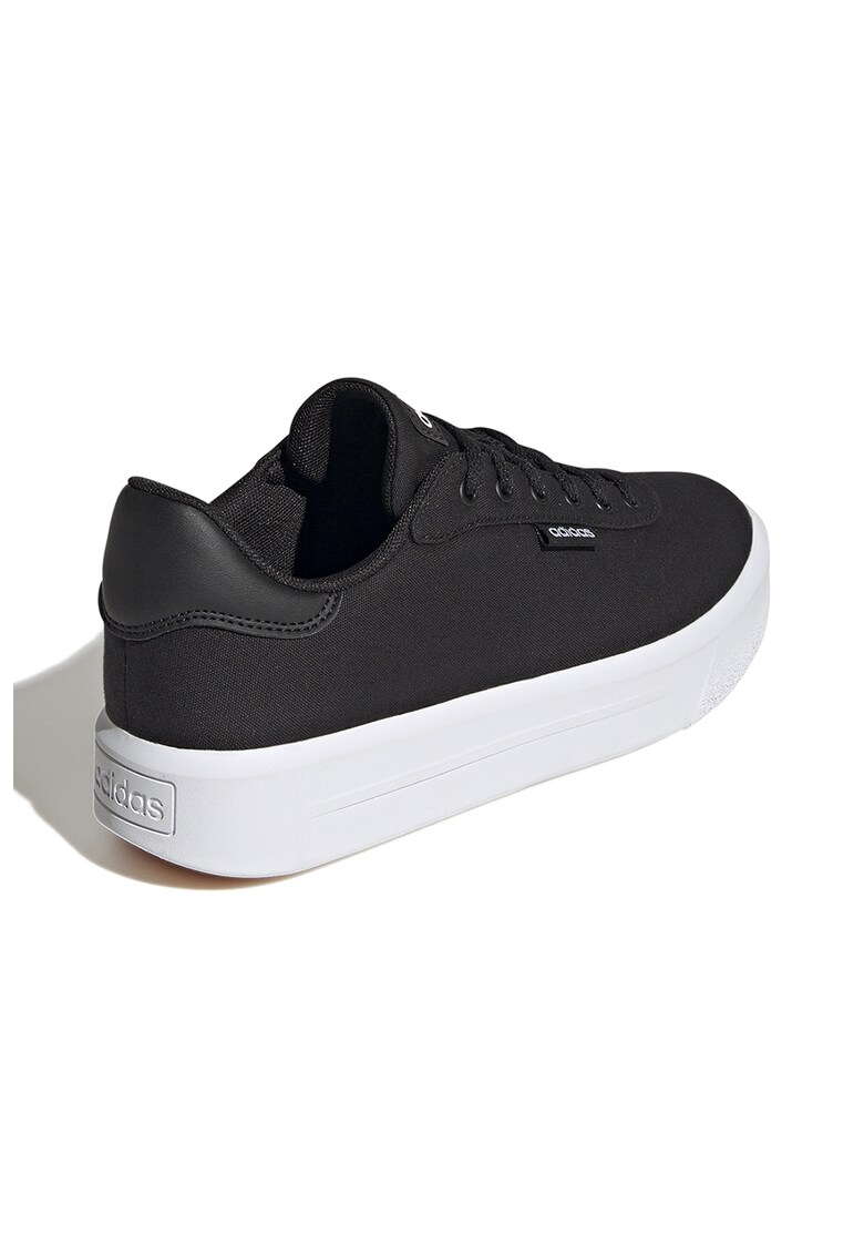 Tenisi flatform cu detalii logo Court