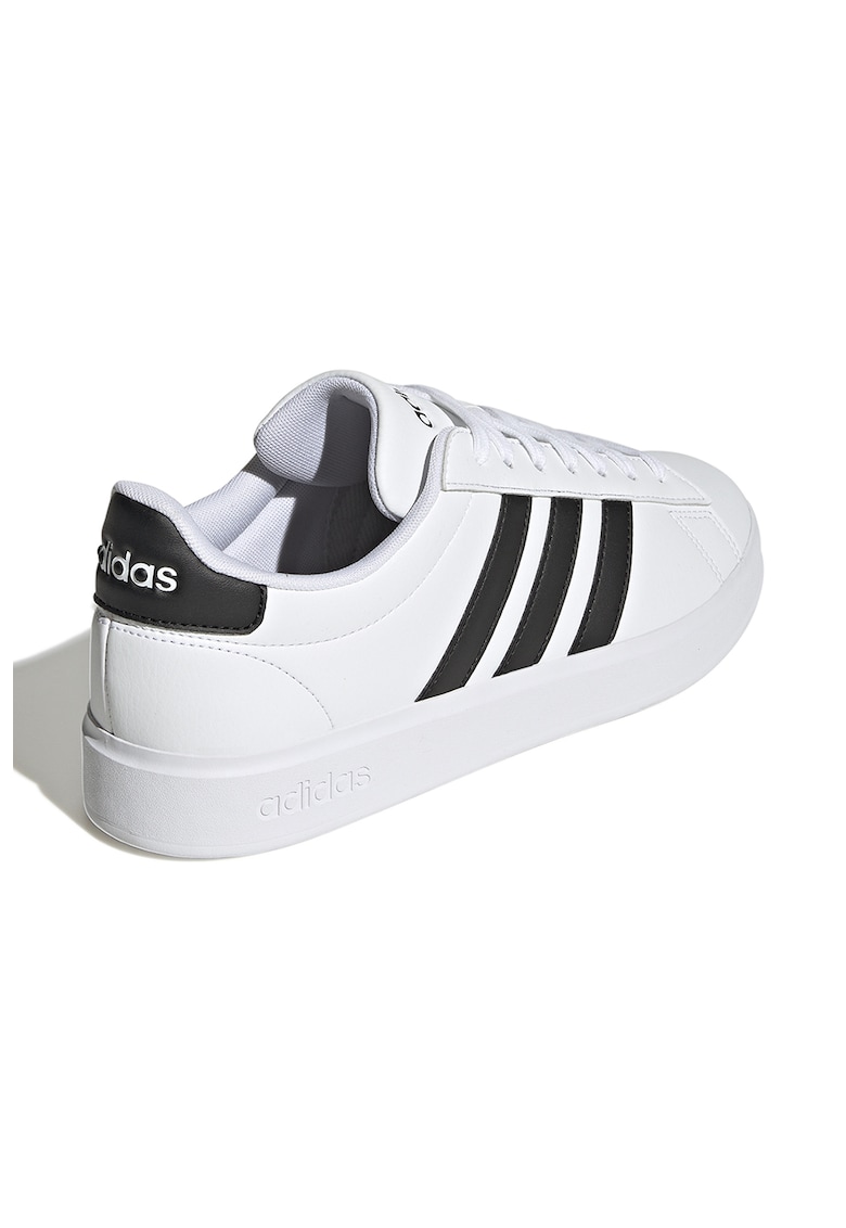 Pantofi sport de piele ecologica cu imprimeu logo Grand Court 2.0