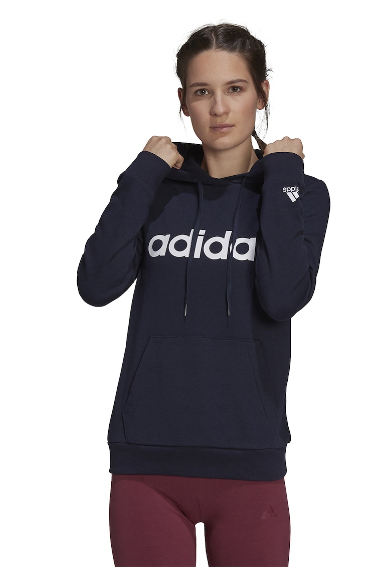 Hanorac cu imprimeu logo supradimensionat