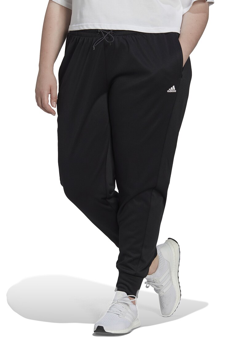 Pantaloni sport cu snur si buzunare laterale - pentru fitness