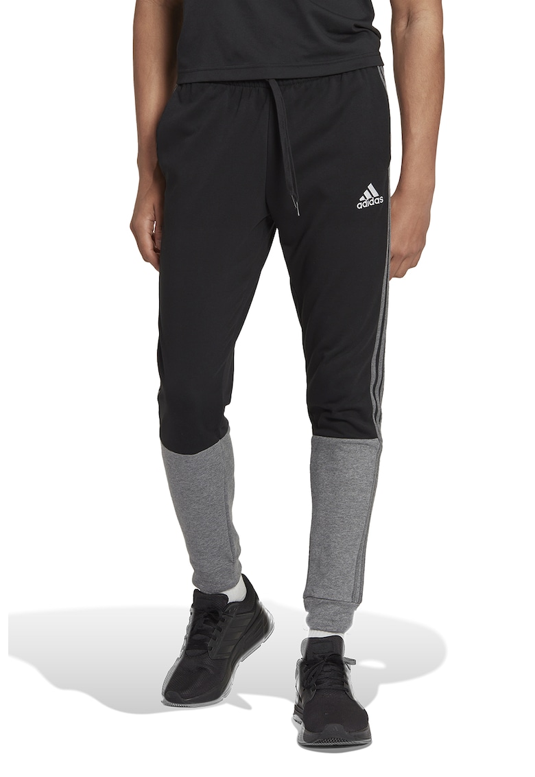 Pantaloni sport cu model colorblock Essentials Melange