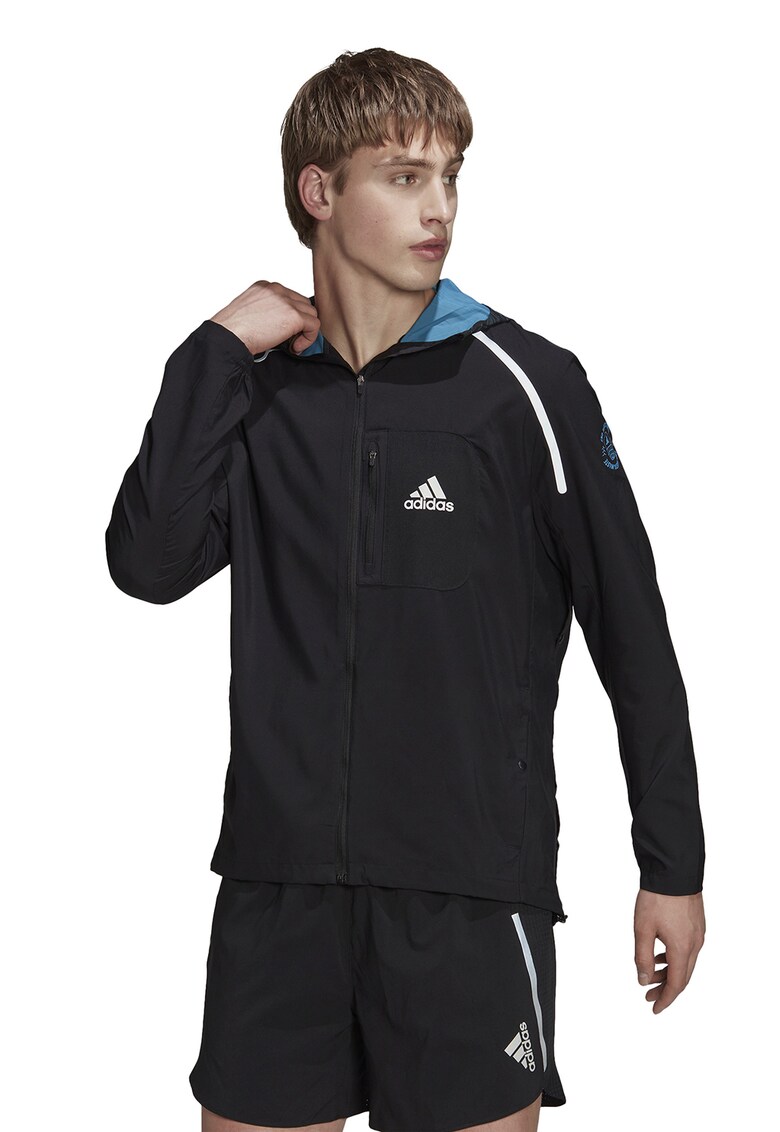 adidas Performance Яке за бягане Marathon с цип за Мъже adidas Performance Яке за бягане Marathon с цип за Мъже