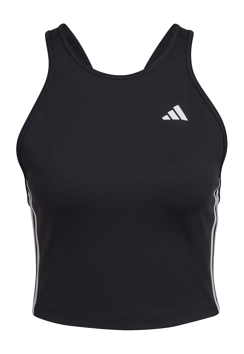Top crop cu detaliu logo pentru antrenament