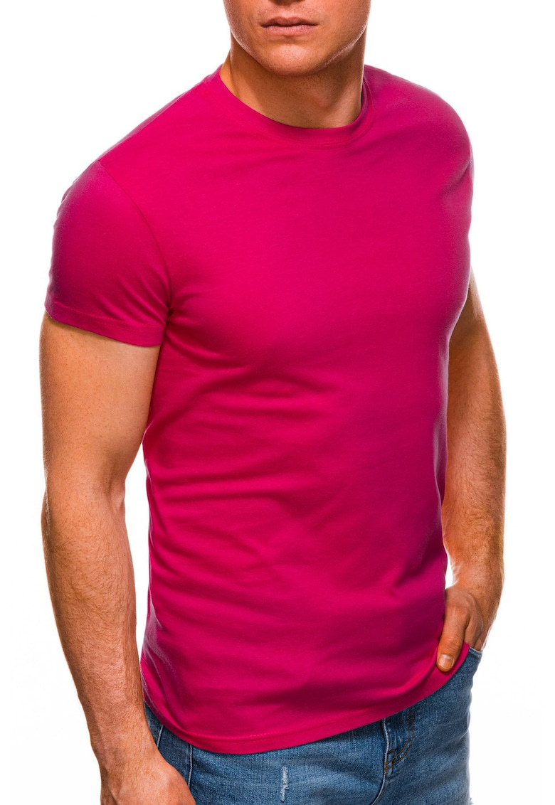 Tricou pentru barbati de baza Edoti S970 Roz inchis Tricou pentru barbati de baza Edoti S970 Roz inchis