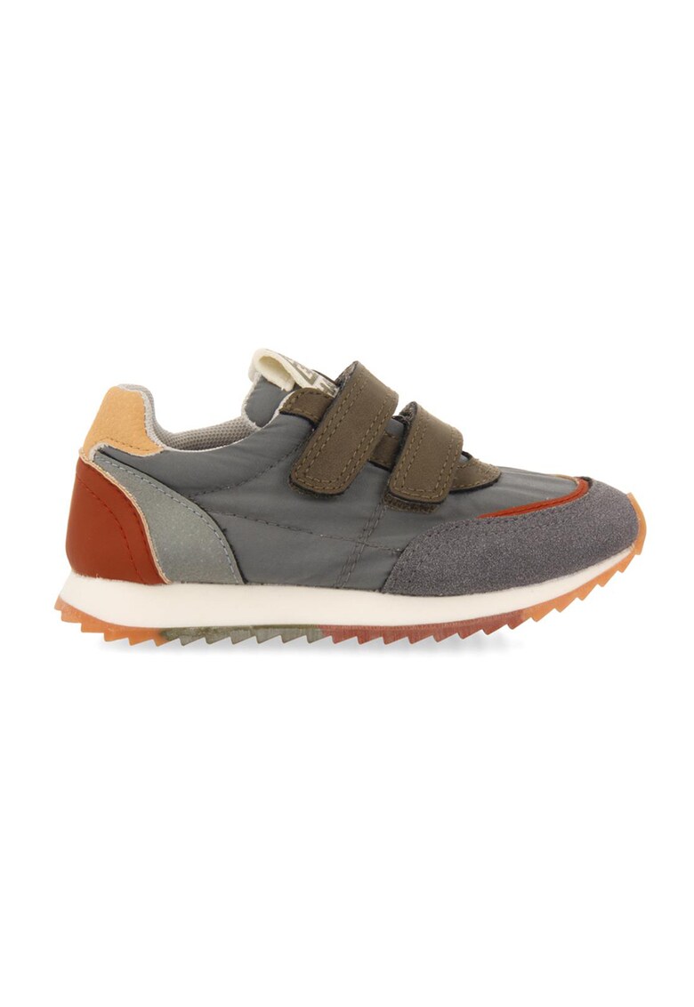 Pantofi sport de piele ecologica si material textil Fresach