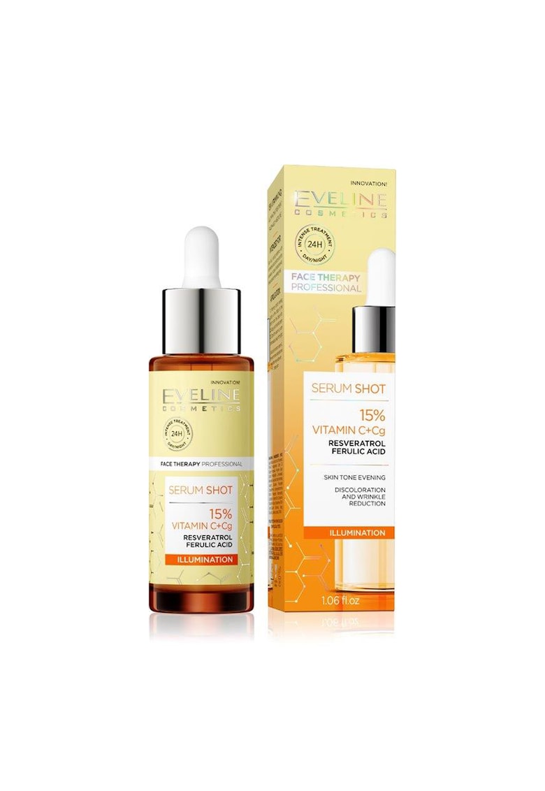 Serum Shot iluminare cu 15% vitamina C+Cg - 30 ml