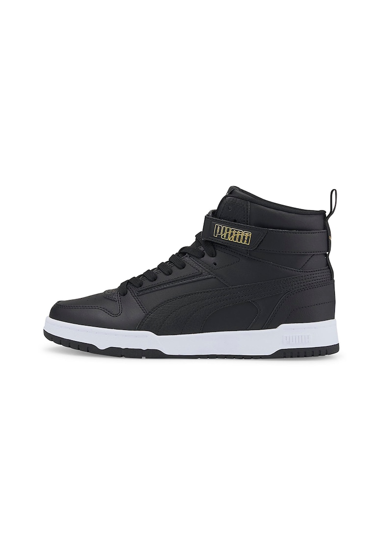 Pantofi sport high-top unisex cu insertii din piele RBD Game