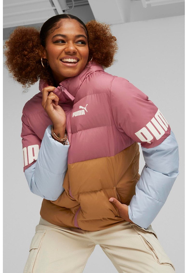 Geaca cu gluga si umplutura de puf Power