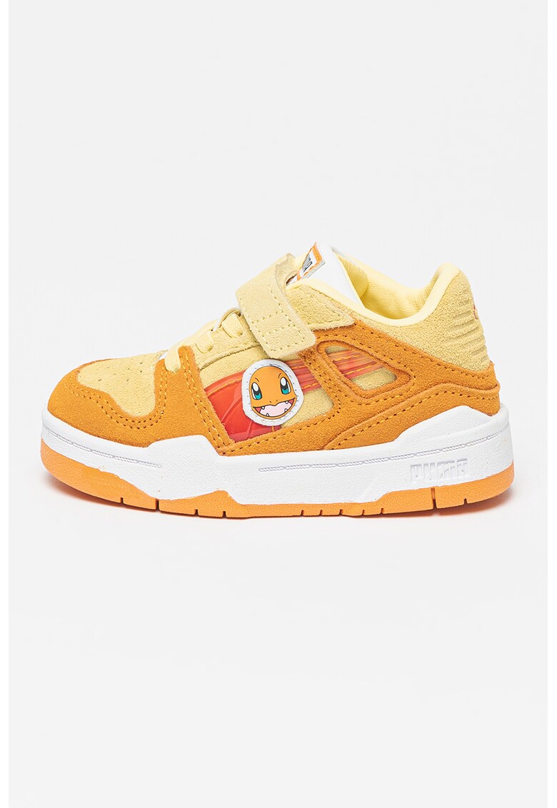 Pantofi sport din piele intoarsa cu inchidere velcro Slipstream Charmander AC+