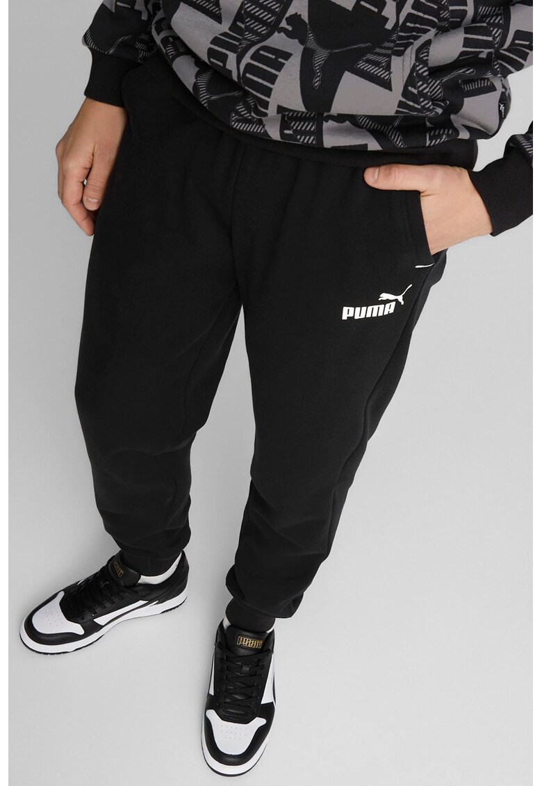 Pantaloni sport cu imprimeu logo supradimensionat Power