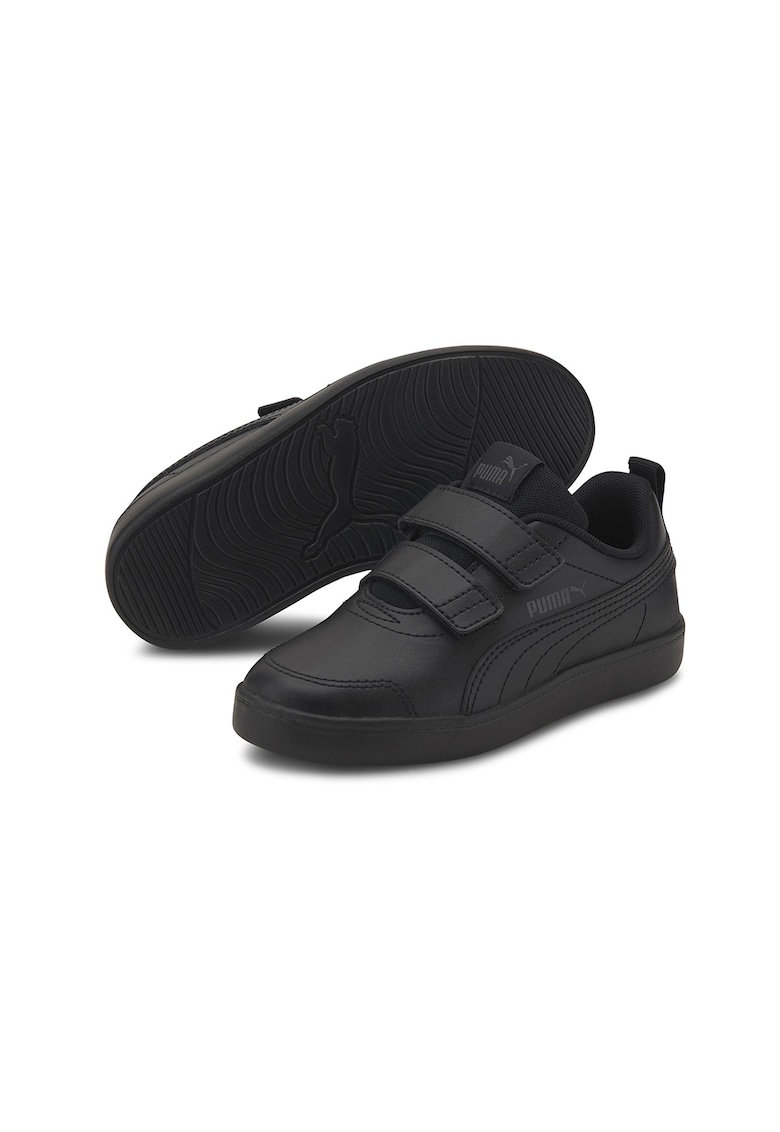 Pantofi sport de piele ecologica cu velcro Courtflex v2