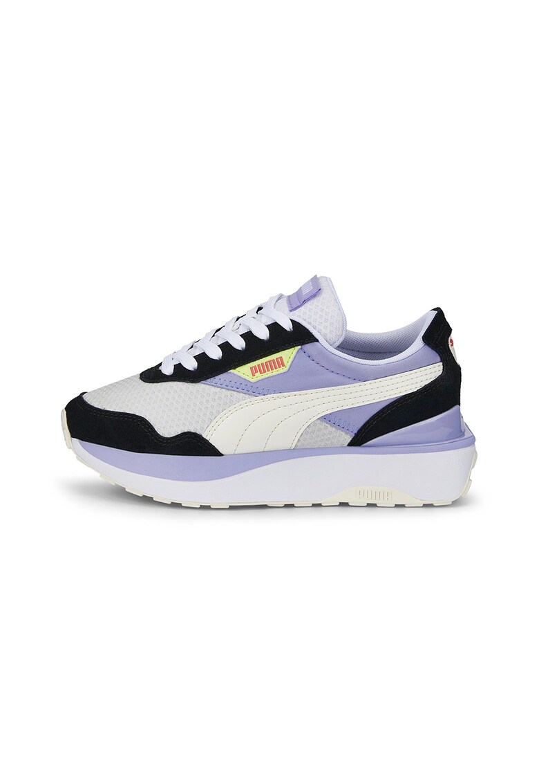 Pantofi sport de piele intoarsa si material textil Cruise Rider