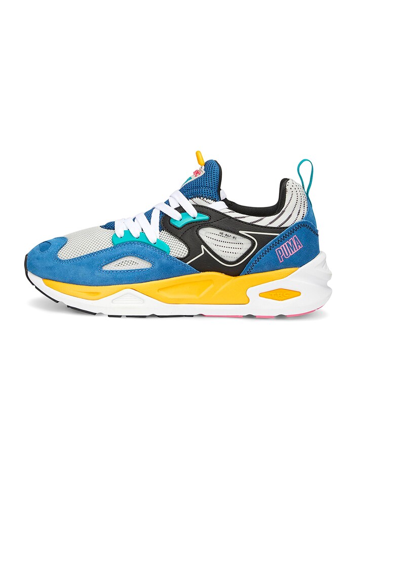 Pantofi sport de plasa cu garnituri de piele intoarsa TRC Blaze
