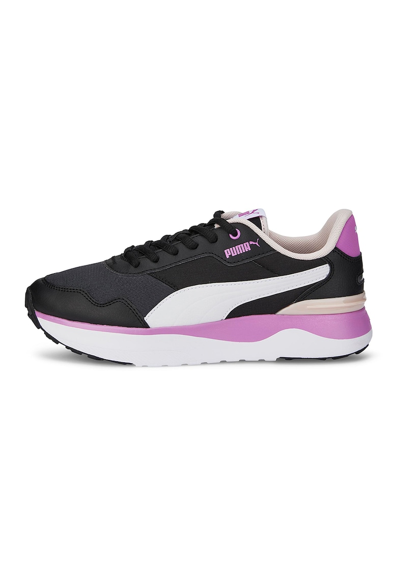 Pantofi sport de piele ecologica si plasa R78 Voyage