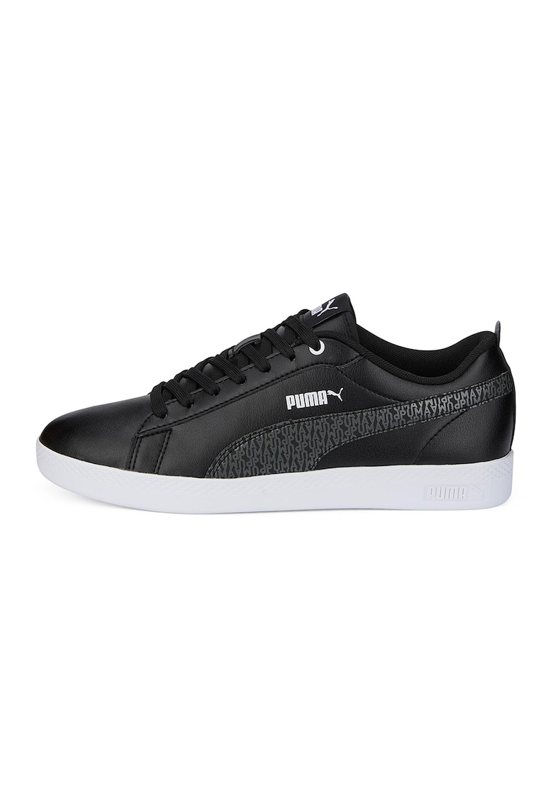 Pantofi sport low-top de piele ecologica cu logo smash v2 mono