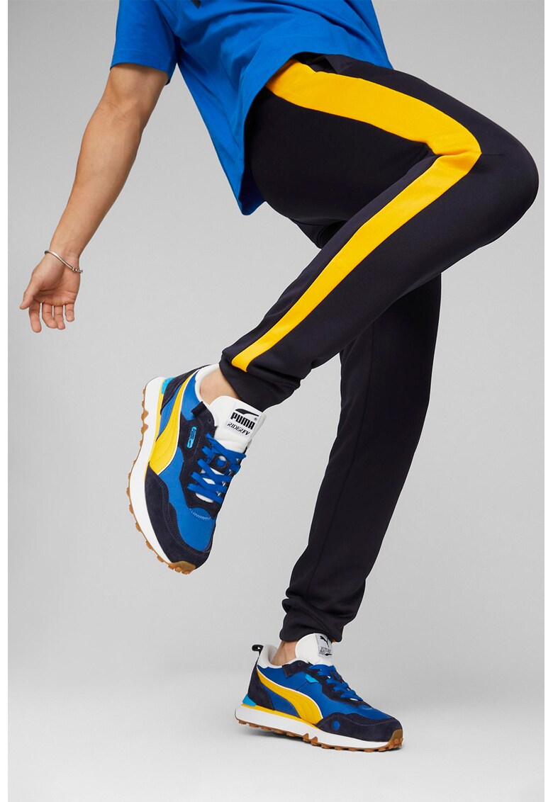 Pantaloni sport cu benzi laterale contrastante Iconic T7