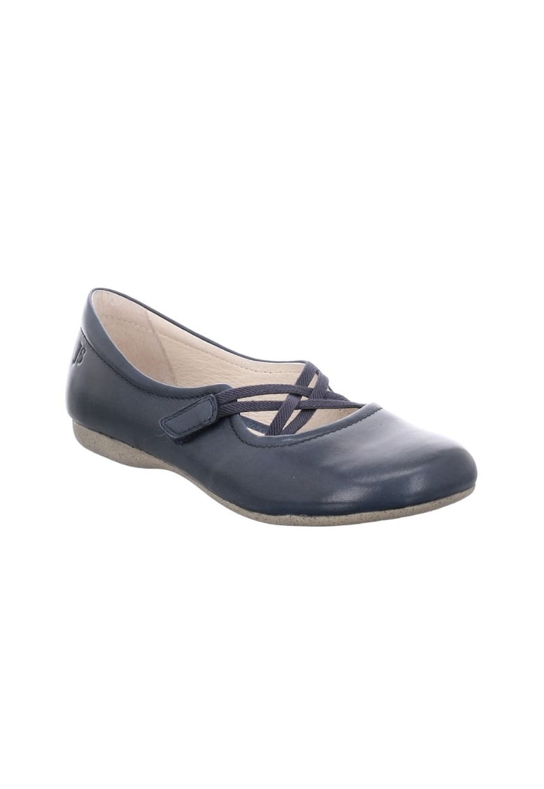 Balerini dama - Fiona 39 Ocean - Piele naturala - Bleumarin