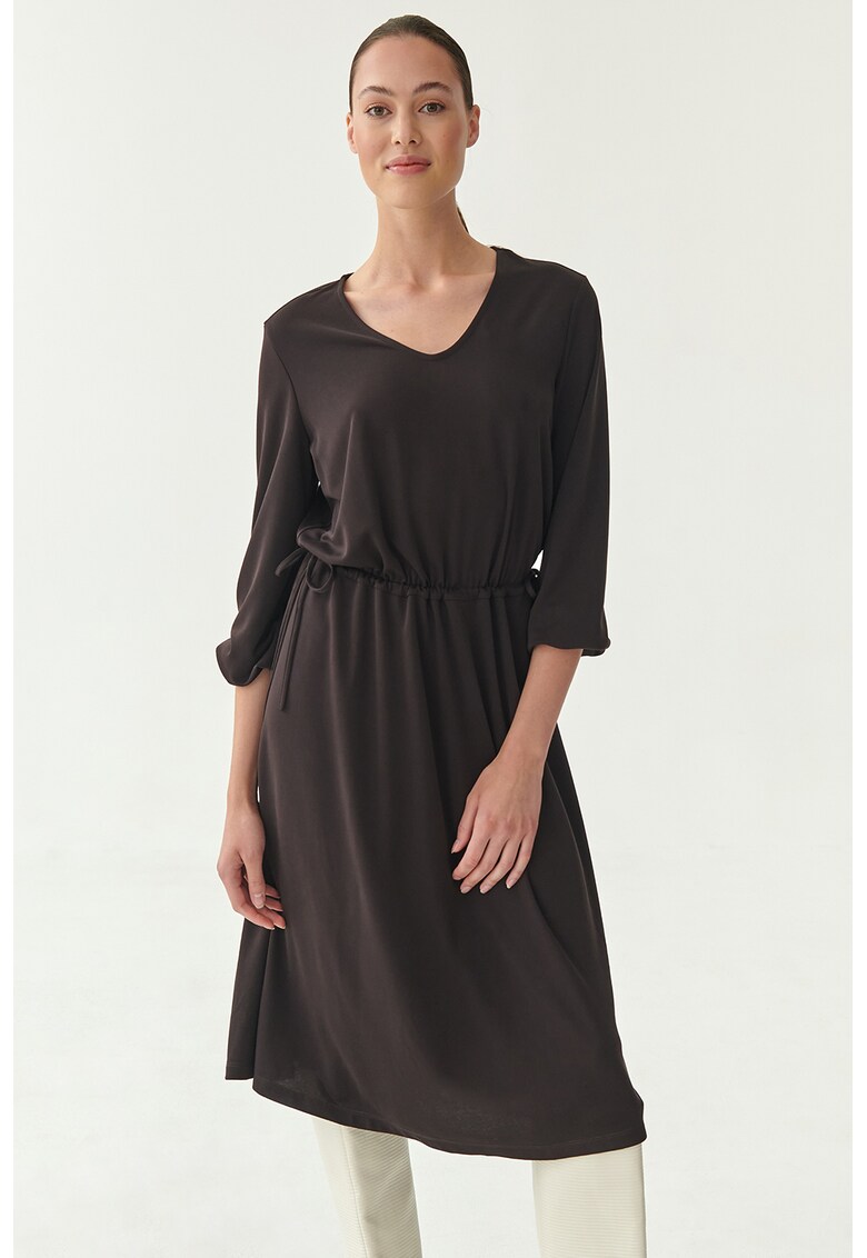 Rochie din amestec de modal cu decolteu in V
