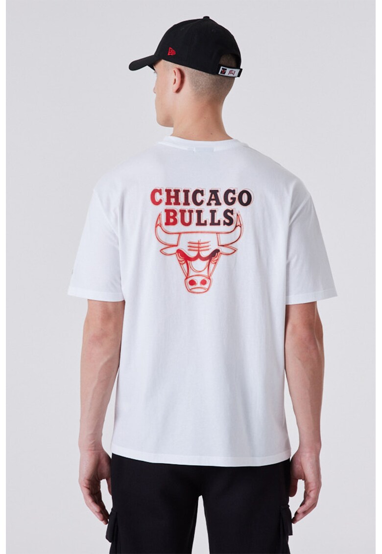 Tricou din bumbac Chicago Bulls NBA Neon Fade ANSWEAR