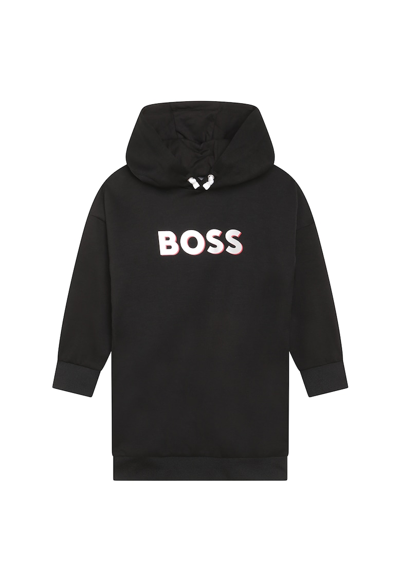 BOSS Kidswear Рокля тип худи с лого за Момичета BOSS Kidswear Рокля тип худи с лого за Момичета