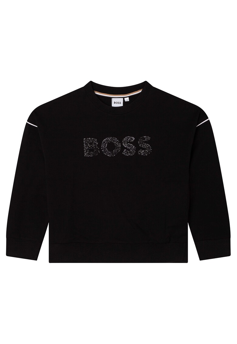 Bluza cu logo cu paiete