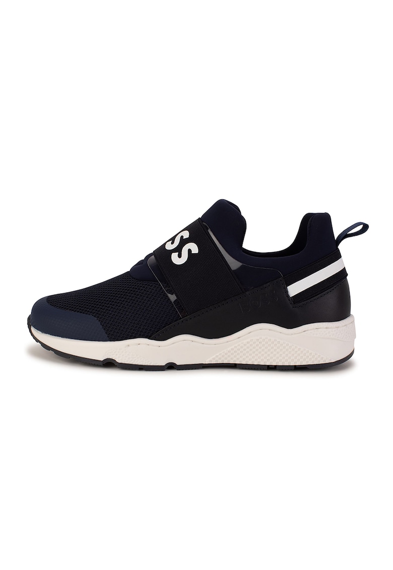 BOSS Kidswear Спортни обувки с еластична лента с лого за Момчета BOSS Kidswear Спортни обувки с еластична лента с лого за Момчета