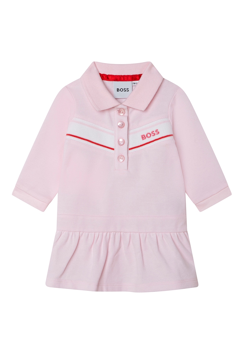 BOSS Kidswear Рокля с остра яка за Момичета BOSS Kidswear Рокля с остра яка за Момичета