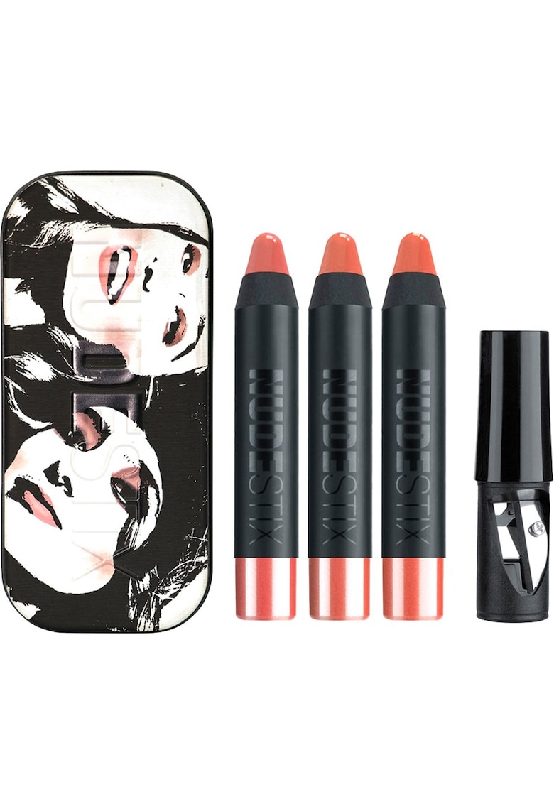 Set Mini Balsam pentru buze si obraji  Founders Kit Gel Color Lip Cheek Balm - Tay Tay - Ally - J Mama - 3 X 2.5 Ml