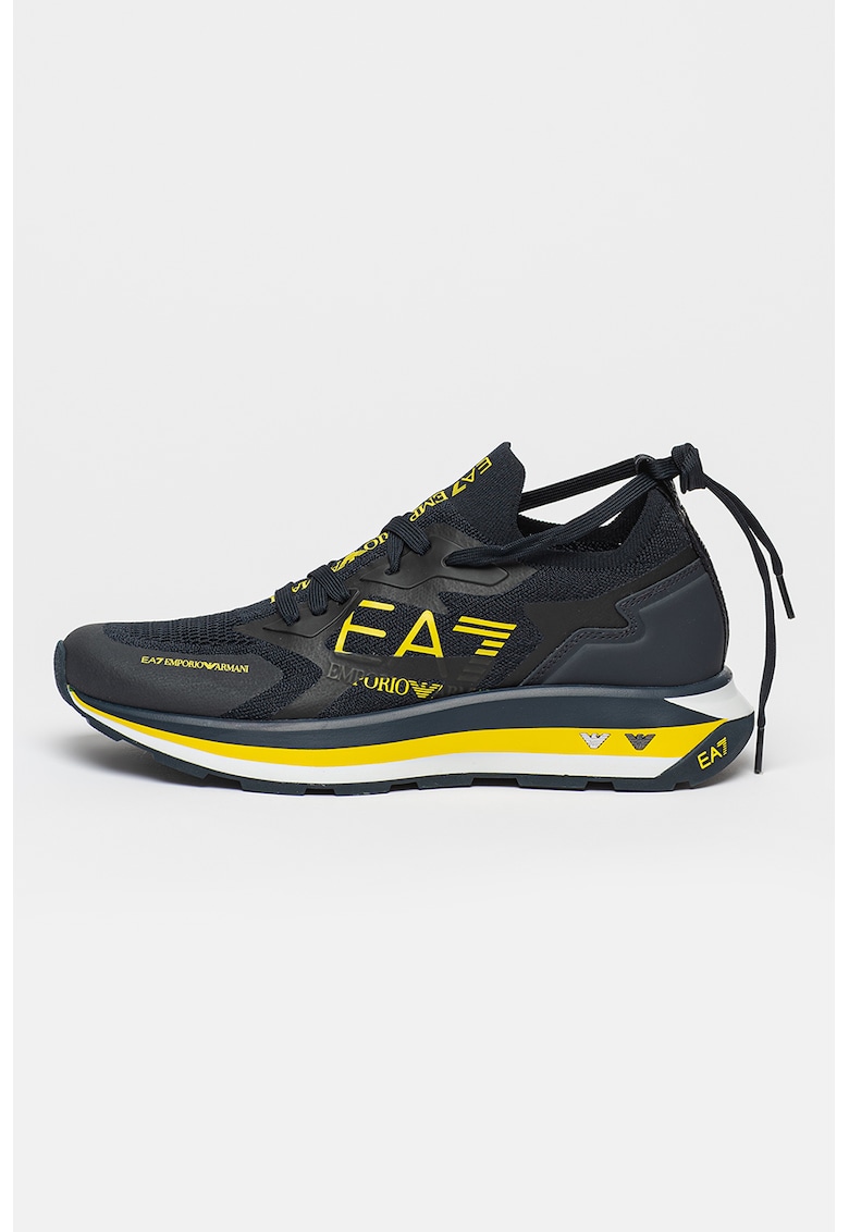 Pantofi sport slip-on cu imprimeu logo EA7 EA7