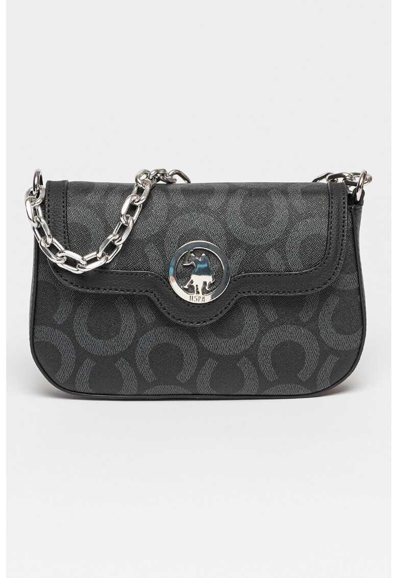 Geanta crossbody de piele ecologica cu model