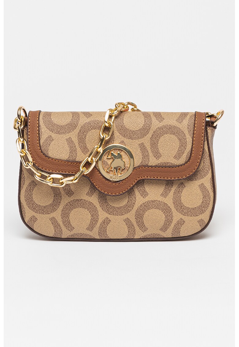 Geanta crossbody de piele ecologica cu model
