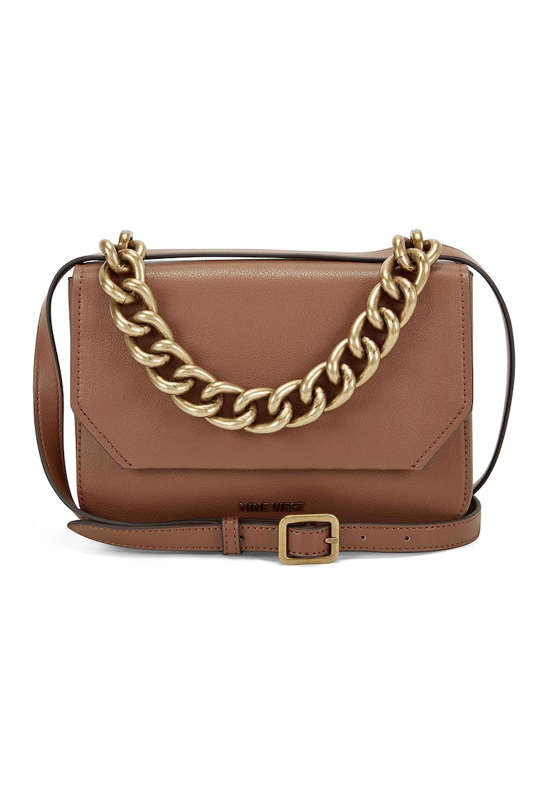 Geanta crossbody din piele ecologica cu clapa