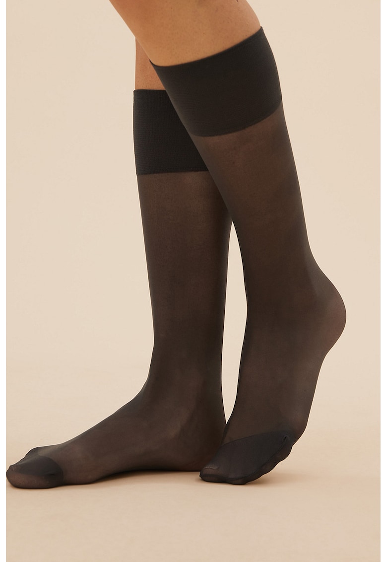 Set de sosete din dres pana la genunchi 10 DEN - 4 perechi Set de sosete din dres pana la genunchi 10 DEN - 4 perechi