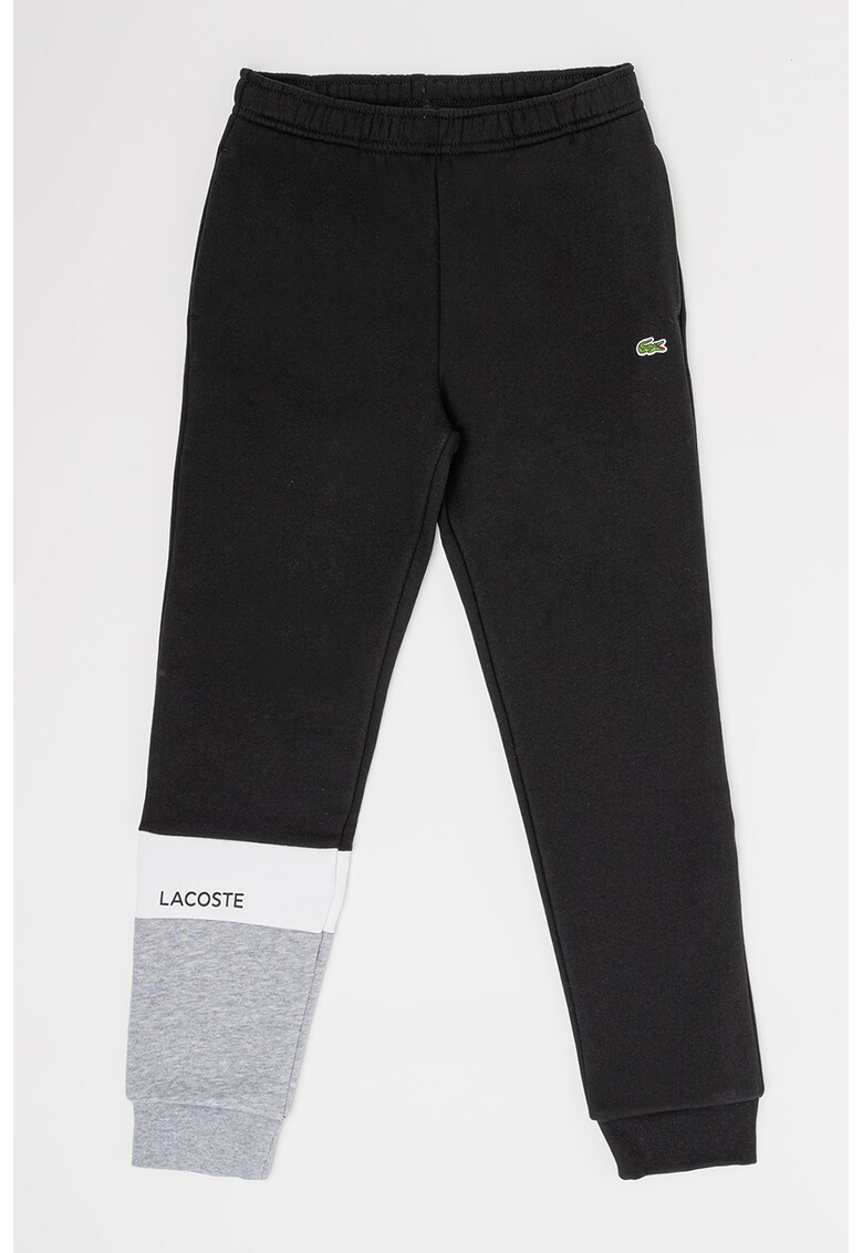 Pantaloni sport din amestec de bumbac cu imprimeu logo