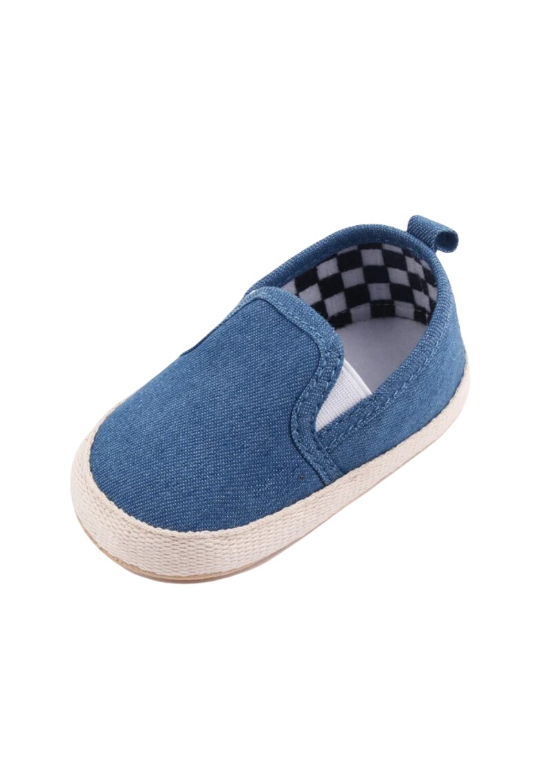 Pantofi Tip Mocasini Din Blugi - Textil - Baieti - Fara inchidere - Albastru