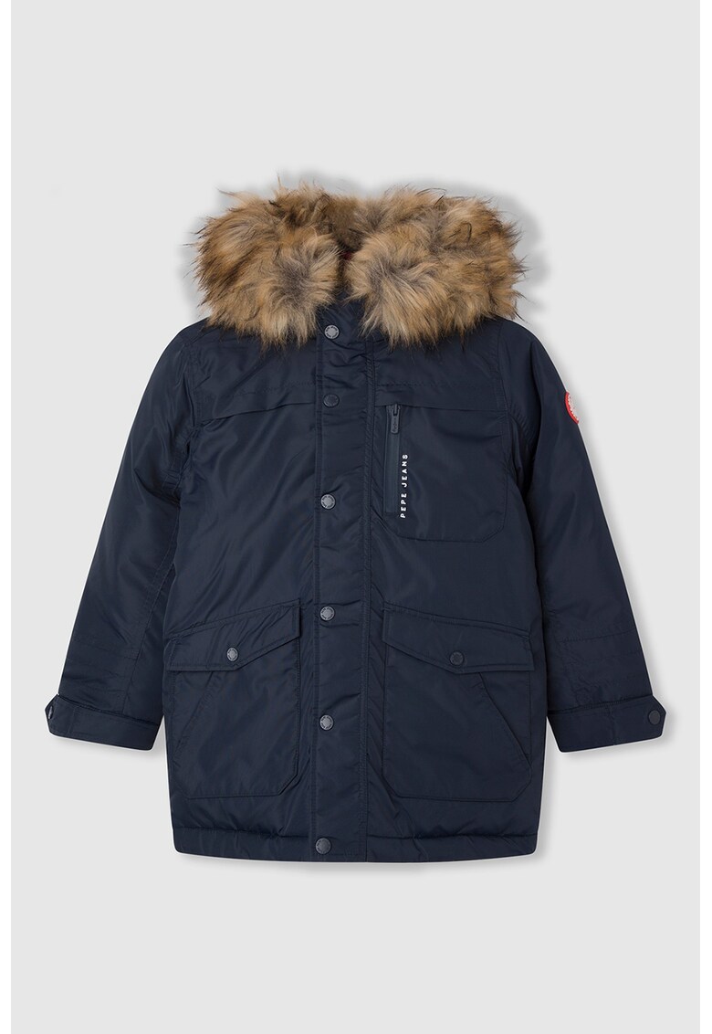 Pepe Jeans London Зимна парка с еко пух за Момчета Pepe Jeans London Зимна парка с еко пух за Момчета
