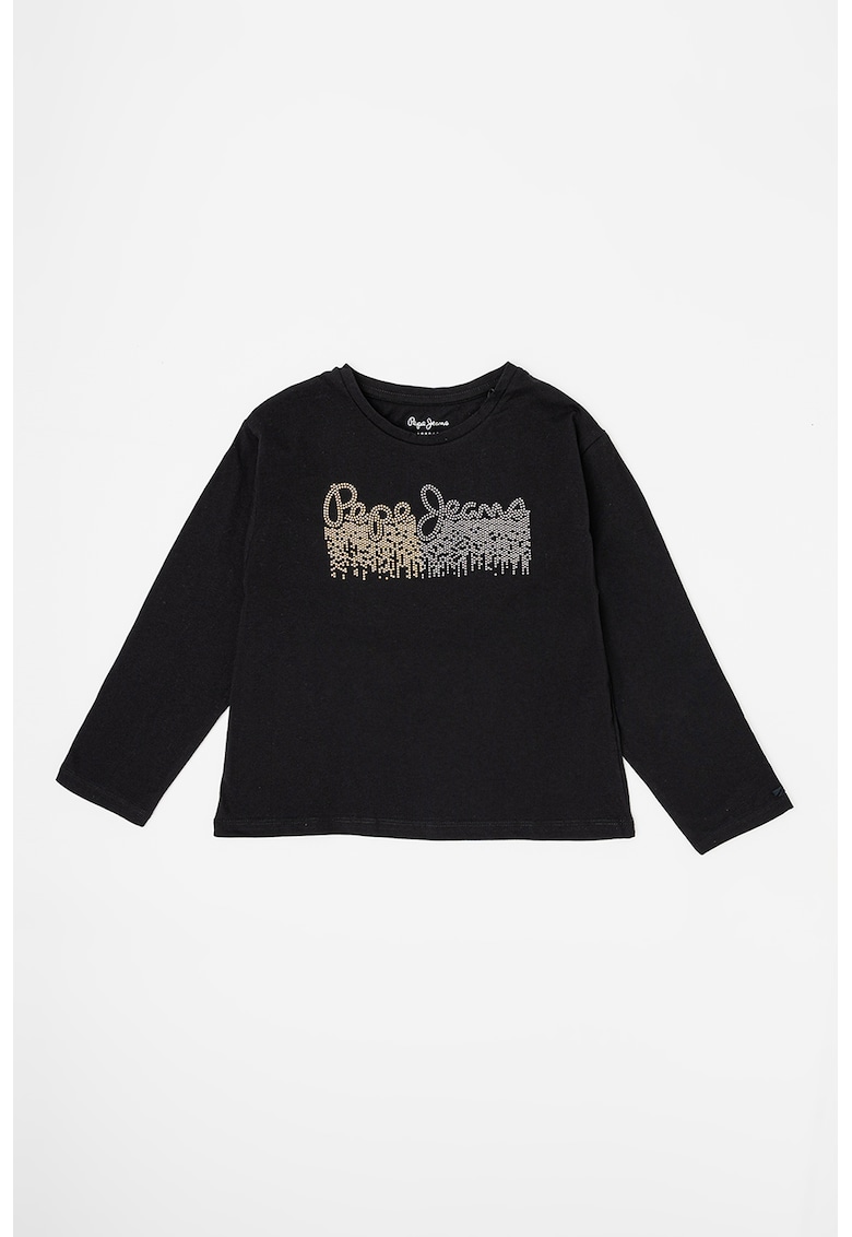 Bluza cu strasuri Becce - Negru