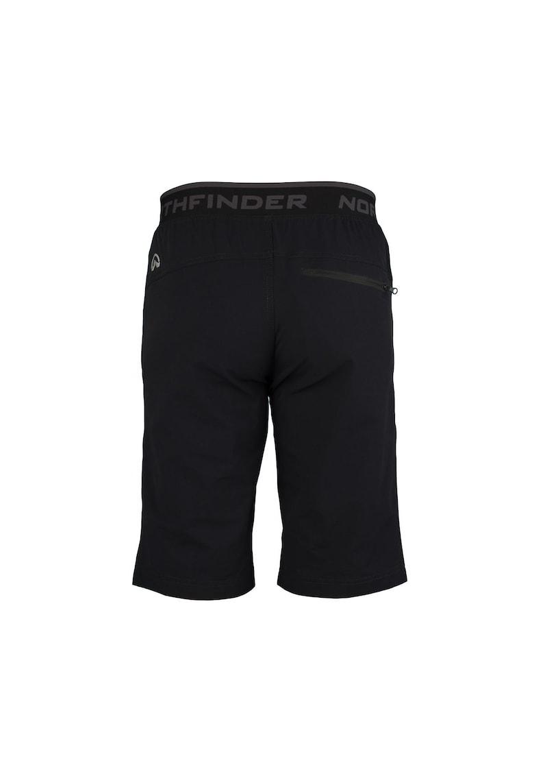 Pantaloni scurti cu talie elastica pentru barbati Roberto - Negru