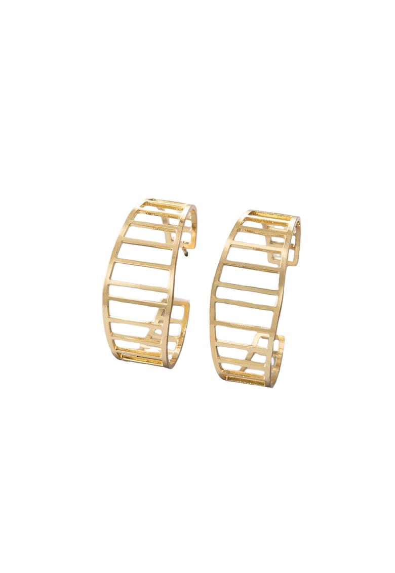 Cercei aurii - semirotunzi - Tamara C30 -