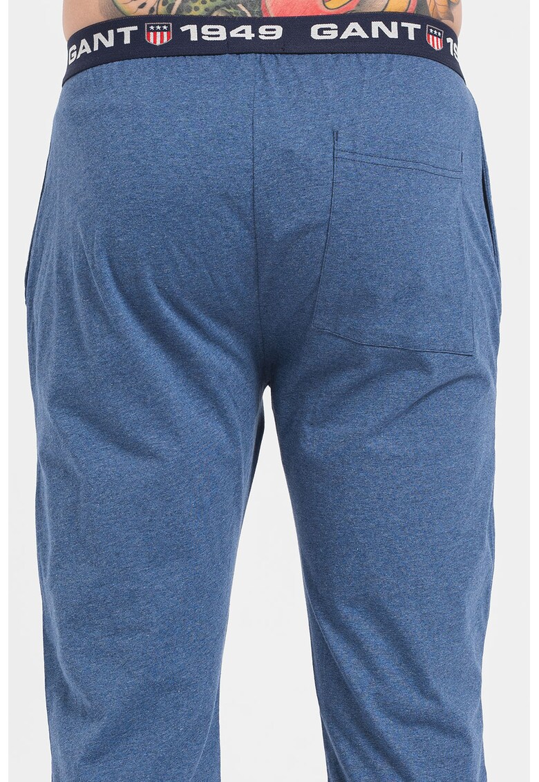 Pantaloni relaxed fit de pijama din bumbac