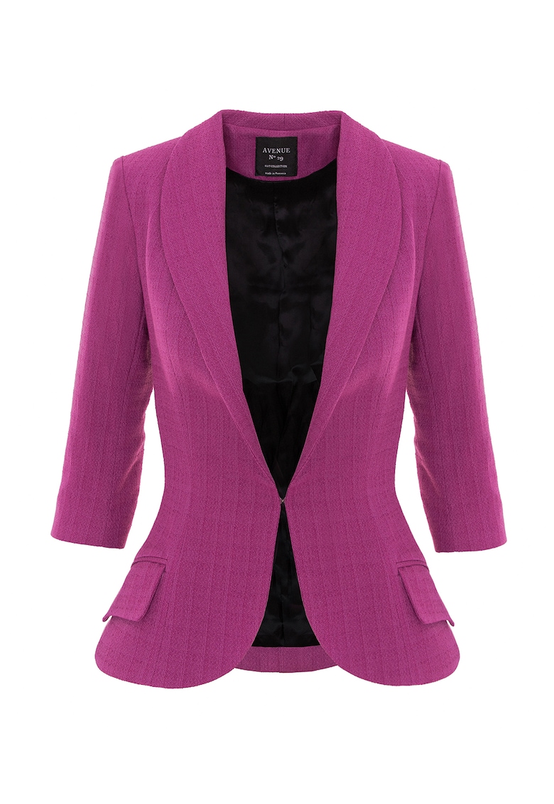 Sacou cambrat din amestec de bumbac