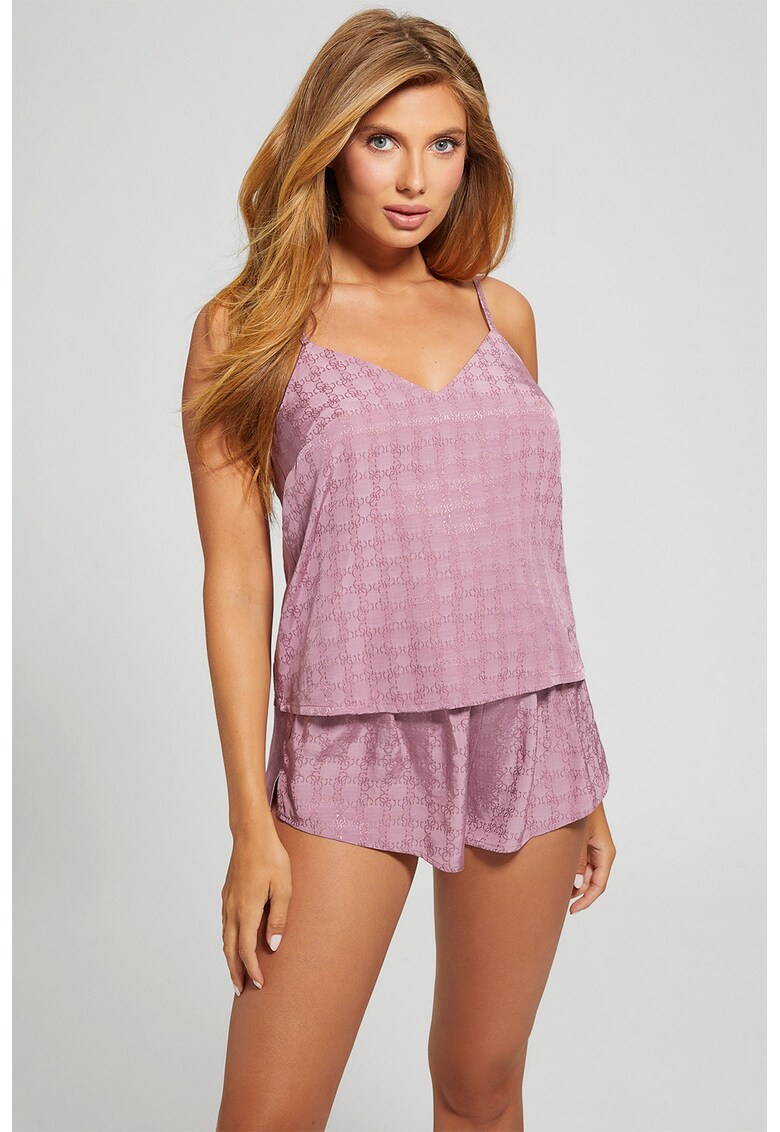 Guess Къса пижама на лога за Жени Guess Къса пижама на лога за Жени