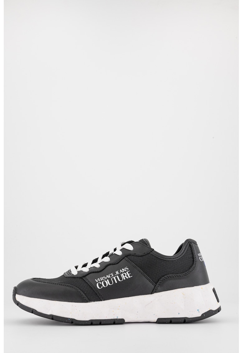 Pantofi sport din piele si material textil