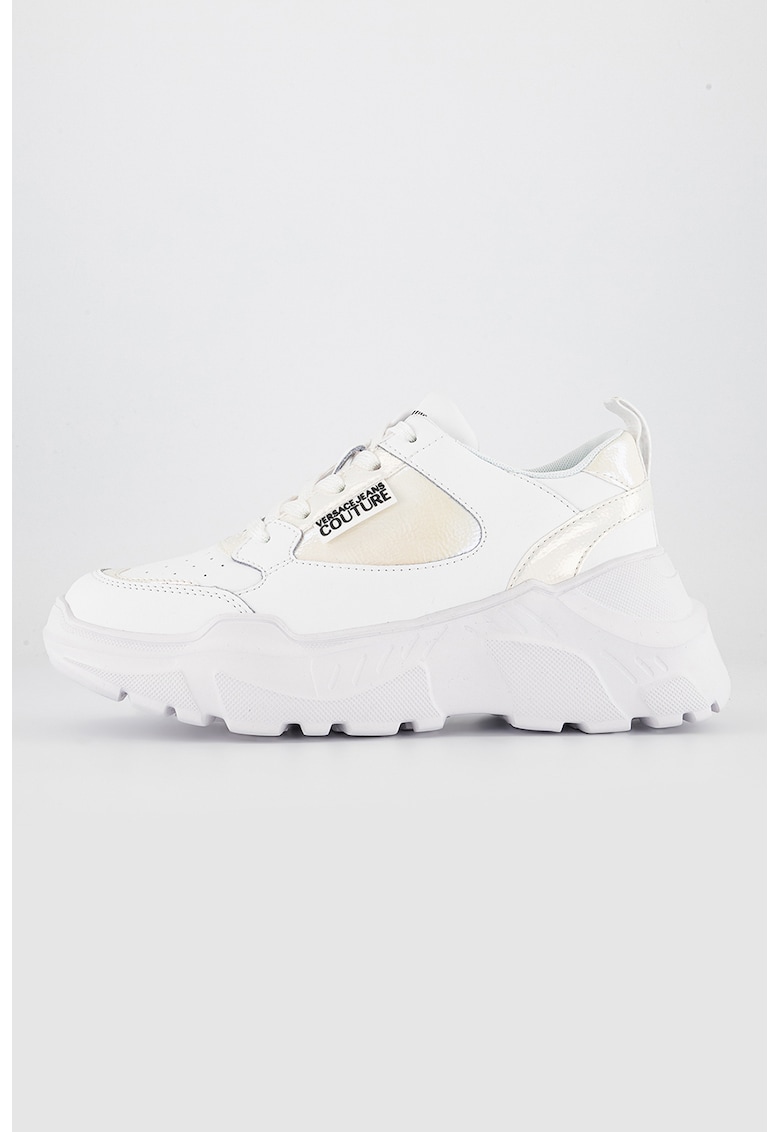Pantofi sport cu insertii din piele