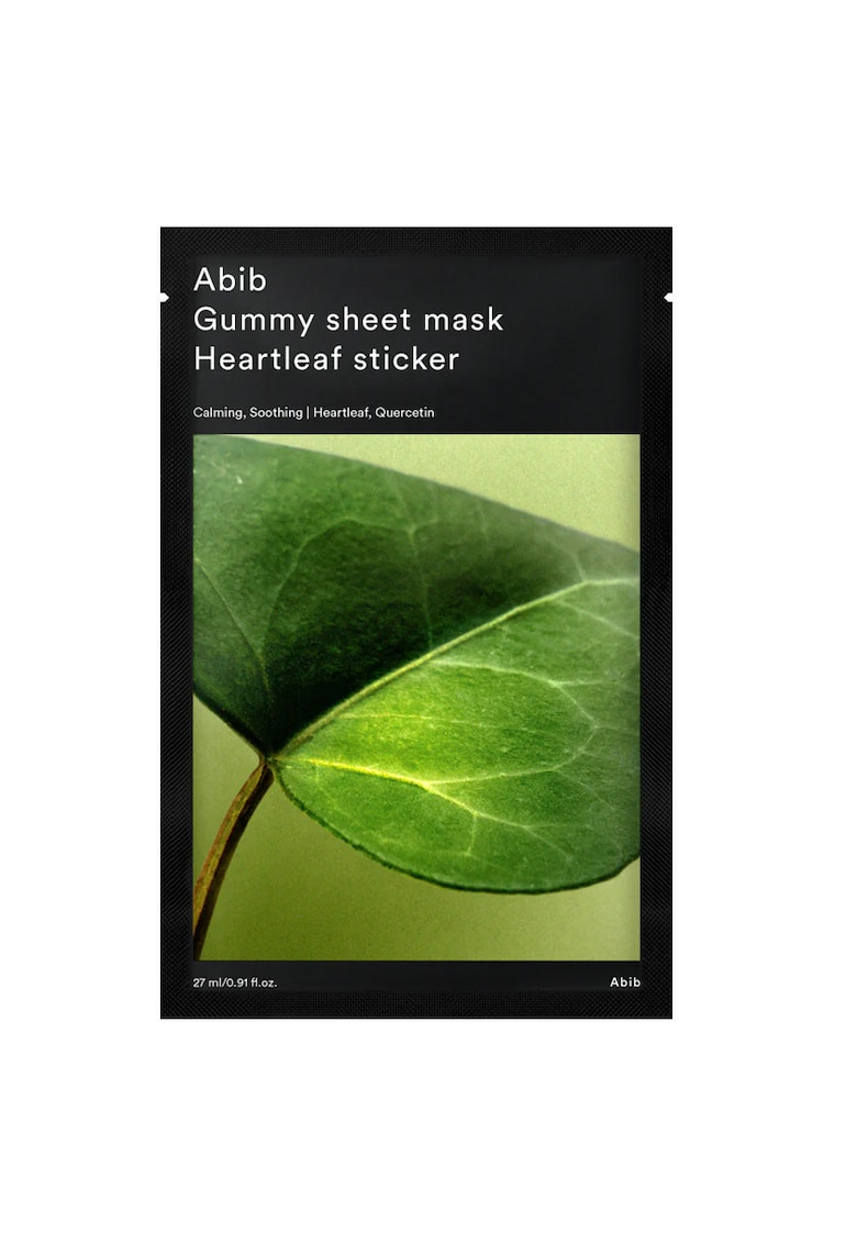 Masca de fata -  Gummy Sheet Face Mask - Sticker Heartleaf - Calmant - 27ml